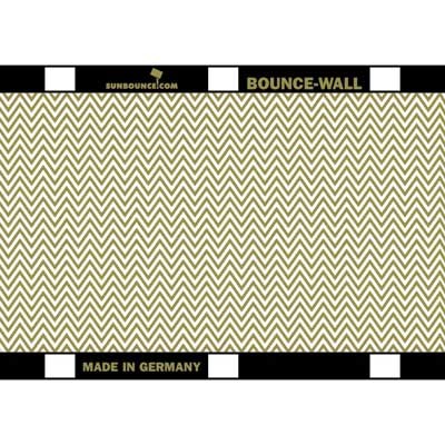 California Sunbounce Bounce Wall Reflector - Zig-Zag Gold/White