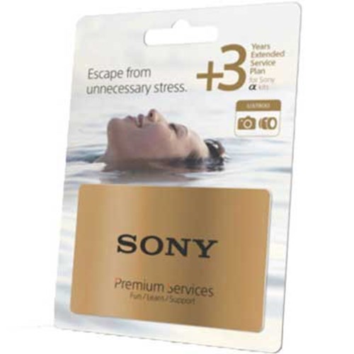 Sony 3 Year Extended Warranty - Sony Alpha Kits