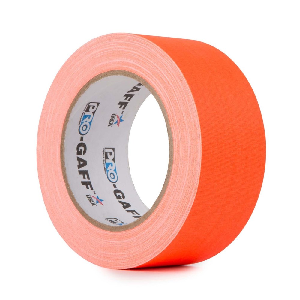 PRO-GAFFER FLUORESCENT 48mm x 25yrds Orange | Wex Photo Video