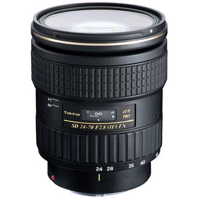 Tokina 24-70mm f 2.8 AT-X PRO FX Lens – Canon Fit