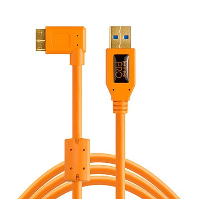 TetherTools TetherPro USB 3.0 Male to Micro-B Right Angle Cable - 4.6m