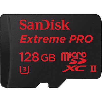 SanDisk 128GB Extreme PRO 275MB/Sec microSDXC USH-II Card and USB 3.0 Reader