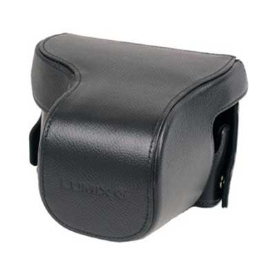 Panasonic DMW-CGK34E-K Leather Case  - Black