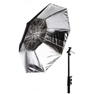 Interfit 43 inch Tri-Fold Silver Umbrella