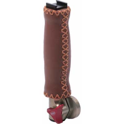 Vocas Leather Handgrip Long With Cold-Shoe For Sony Alpha 7 Bracket