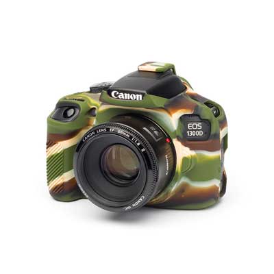 Easy Cover Silicone Skin for Canon 1300D Camo Pattern