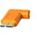 TetherTools TetherPro USB 3.0 Male A to Micro B Right Angle 30cm - Orange