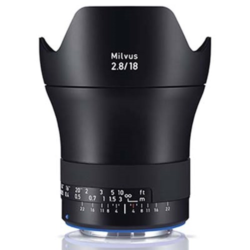 Zeiss 18mm f2.8 Milvus ZE Lens- Canon EF Mount