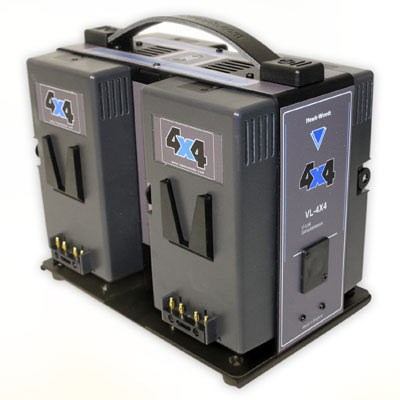 Hawk-Woods VL-4X4 4-Channel V-Lok Lithium-Ion Fast Charger Simultaneous
