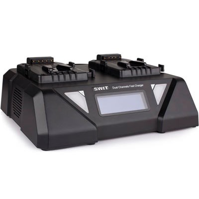 Swit S-3812S 2-ch V-Lock Fast Charger