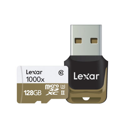Lexar 128GB microSDXC UHS-II 1000x with Reader (Class 10) U3