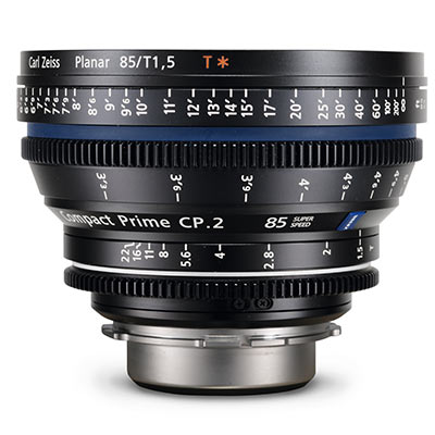 Zeiss 85mm T1.5 CP.2 Cine Prime T* Lens – PL Mount (Feet/Super Speed)