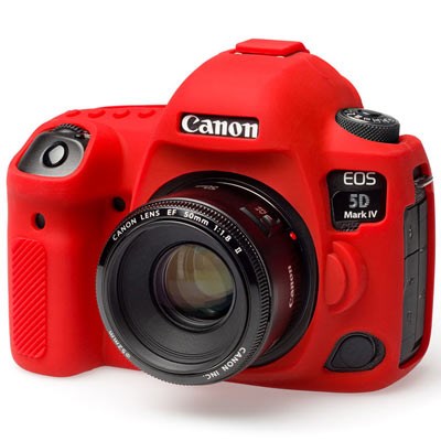 Easy Cover Silicone Skin for Canon 5D Mark IV - Red