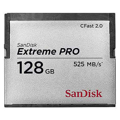 Image of SanDisk 128GB Extreme Pro (525MB/Sec) CFast 2.0 Memory Card