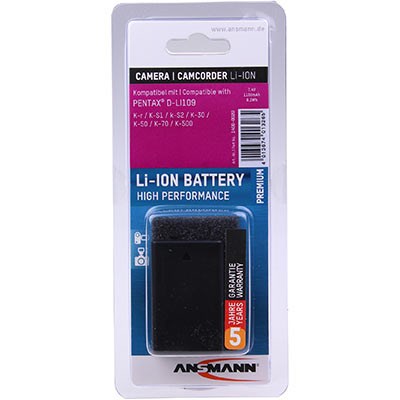 Ansmann Pentax D Li 109 Battery (Pentax D-LI109)