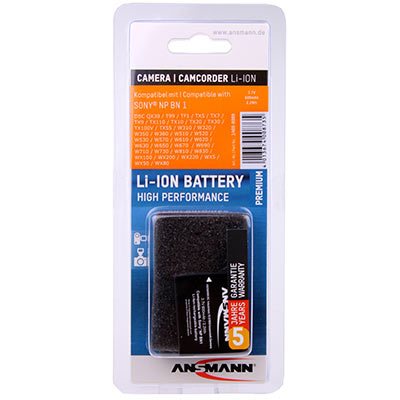 Ansmann Sony NP BN 1 Battery (Sony NP-BN1)