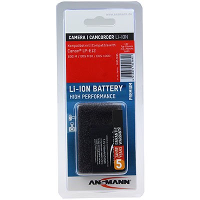Ansmann LP-E12 Battery (Canon LP-E12)