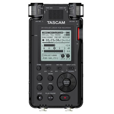 Tascam DR-100MKIII Professional Handheld Recorder