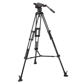 Manfrotto Nitrotech N8 and 546B Twin Leg Tripod with Mid Spreader