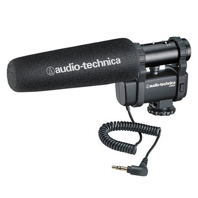 Audio-Technica AT8024 Stereo/Mono Camera Mount Condenser Microphone