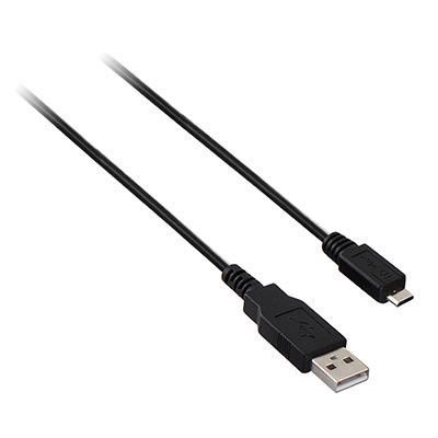 V7 USB Data Transfer Cable USB A to USB Micro B 1m