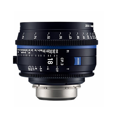 Zeiss CP.3 18mm T2.9  Lens – EF Mount (Feet)