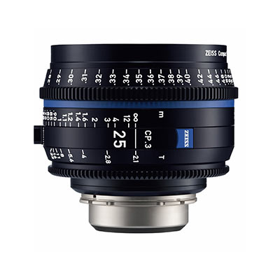 Zeiss CP.3 25mm T2.1  Lens – E Mount (Metric)