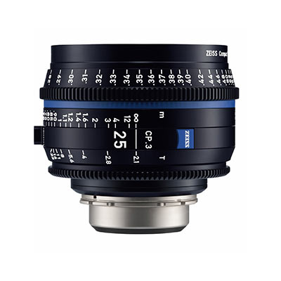 Zeiss CP.3 25mm T2.1  Lens – MFT Fit (Metric)