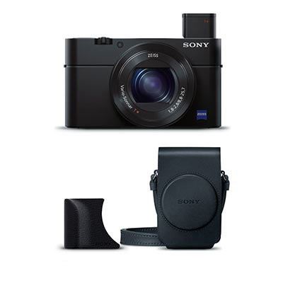 Sony Cyber-Shot RX100 III with Grip and Case