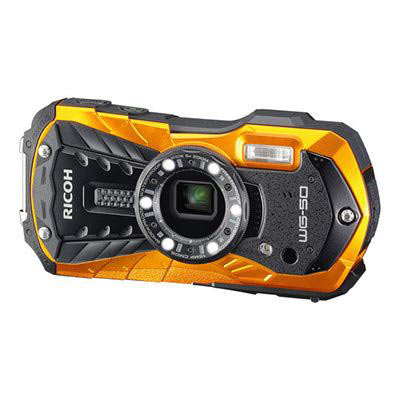 Used Ricoh WG-50 Digital Camera – Orange