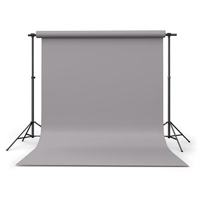 Calumet Storm Grey 1.35m x 11m Seamless Background Paper