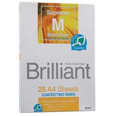 Brilliant Supreme Double Sided Matte A4 x 50 sheets