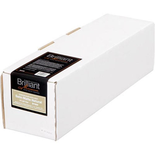 Brilliant Museum Inkjet Paper - Satin Matte Natural 432mm x 12m (1 roll) - 300gsm