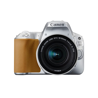 Canon EOS 200D Digital SLR Camera with 18-55mm IS STM Lens – Silver