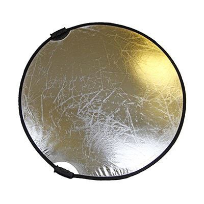 Bowens Collapsible Reflector 56cm - Gold / Silver