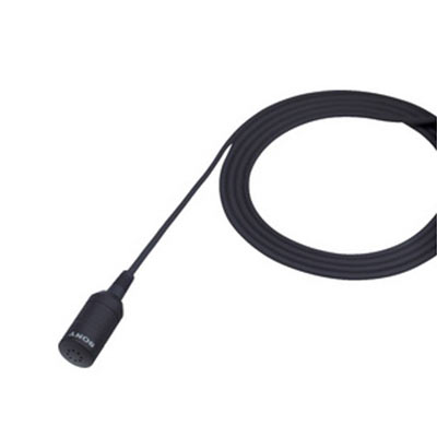 Image of Sony ECM-55B Electret Condenser Lavalier Microphone