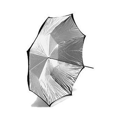 Quenox Shoot-Through Umbrella Studio Reflector Umbrella For Studio Flash and Flash to Flash Head 110 cm White