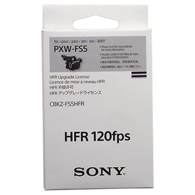 Sony CBKZ-FS5HFR PXW-FS5 120fps High Frame Rate Upgrade