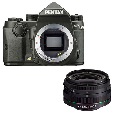 Pentax KP Digital Camera with 18-50mm Lens – Black