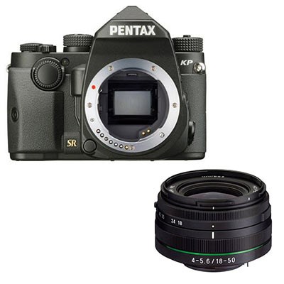 Pentax KP Digital Camera with 18-50mm Lens - Black