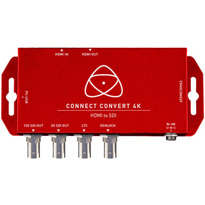 Atomos Connect Convert 4K – HDMI to SDI w Scale/Overlay