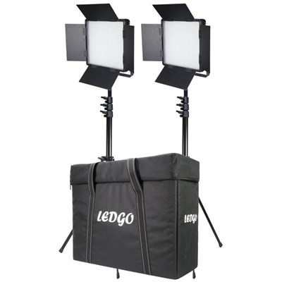 Ledgo Two Light 600 Bi-Colour Location Lighting Kit