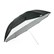 Calumet Black / White Umbrella with Removable Cover - 114cm