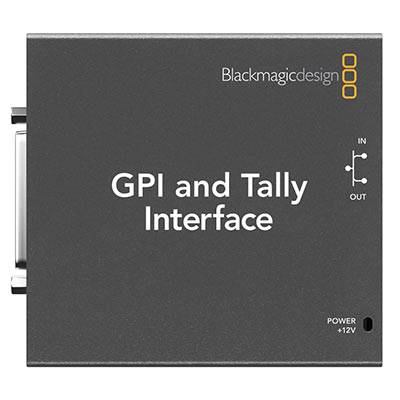 Blackmagic GPI + Tally Interface