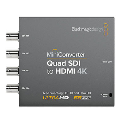 Blackmagic Mini Converter – Quad SDI to HDMI 4K 2