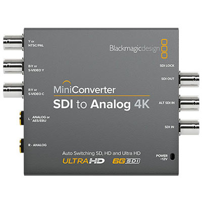 Blackmagic Mini Converter – SDI to Analogue 4K