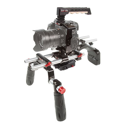 Shape Panasonic GH5 Cage with Offset Shoulder Mount System