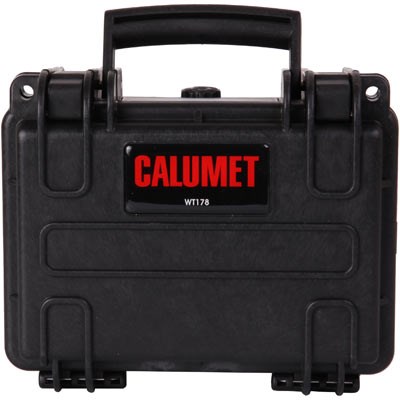 Calumet WT178 Water Tight Hard Case - Black