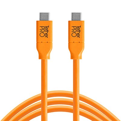 TetherTools TetherPro USB-C to USB-C 10ft (3m) Orange