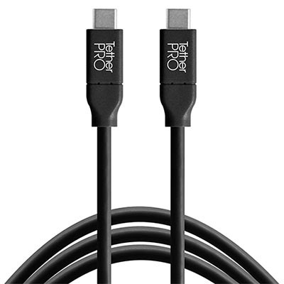 TetherTools TetherPro USB-C to USB-C 15ft (4.6m) Black